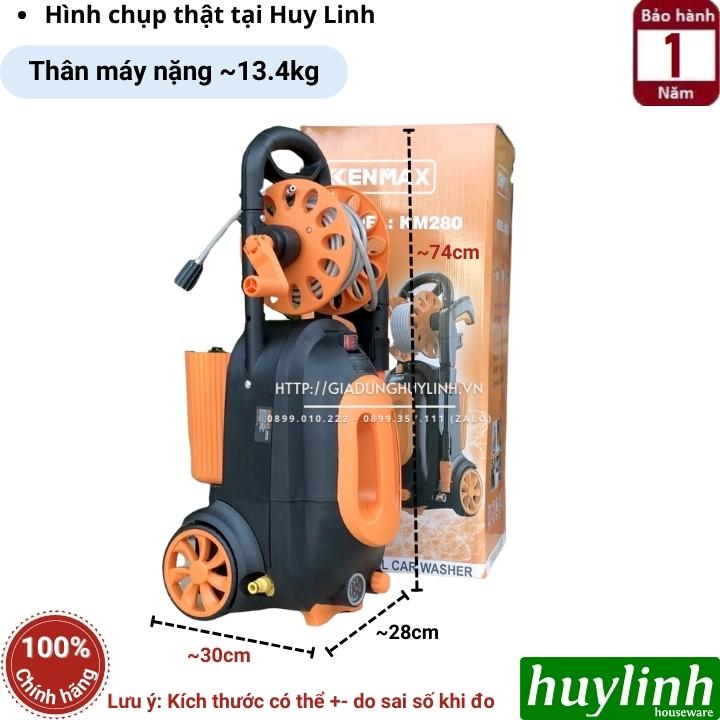 Máy xịt rửa xe Chỉnh Áp Kenmax KM-280 - 2800W - Motor cảm ứng từ 2