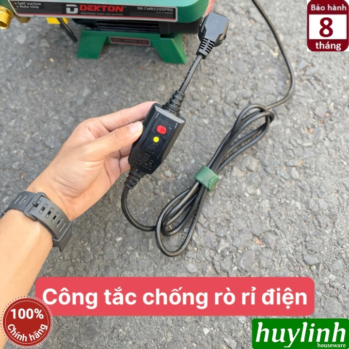 Máy xịt rửa xe mini Dekton CWR2200 PRO 5