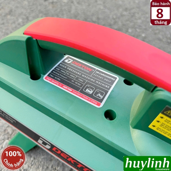 Máy xịt rửa xe mini Dekton CWR2200 PRO 6