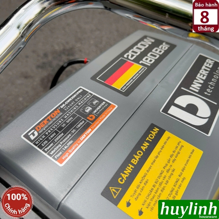 Máy xịt rửa xe Dekton CWR3001 PRO 6