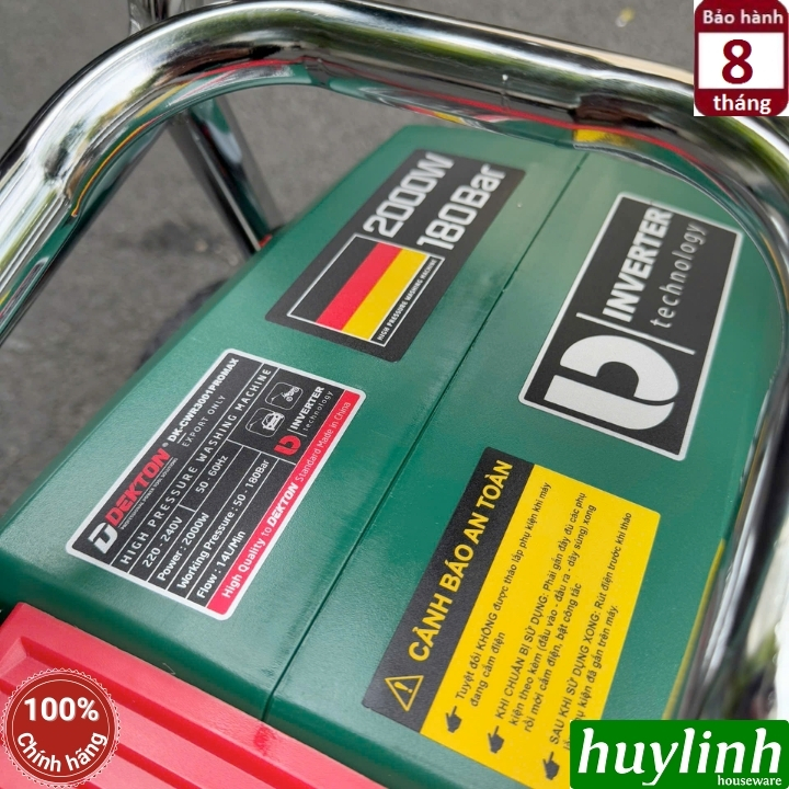 Máy xịt rửa xe Dekton CWR3001 Promax 4