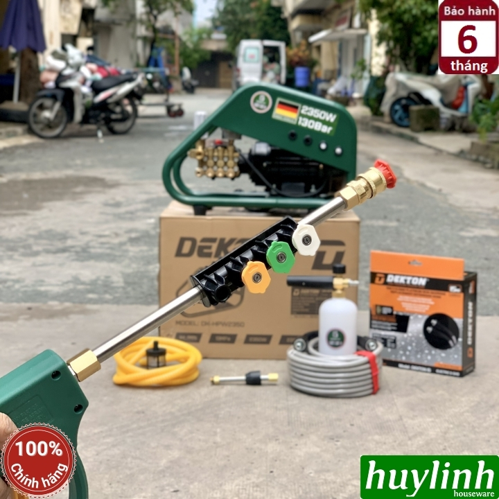 Máy xịt rửa xe bán chuyên Dekton HPW2350 - 2350W - phù hợp tiệm rửa xe 3