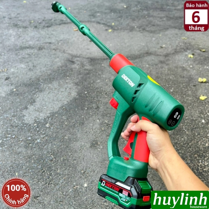 Máy xịt rửa dùng pin 21V Dekton M21-SRX1406 PROMAX 4