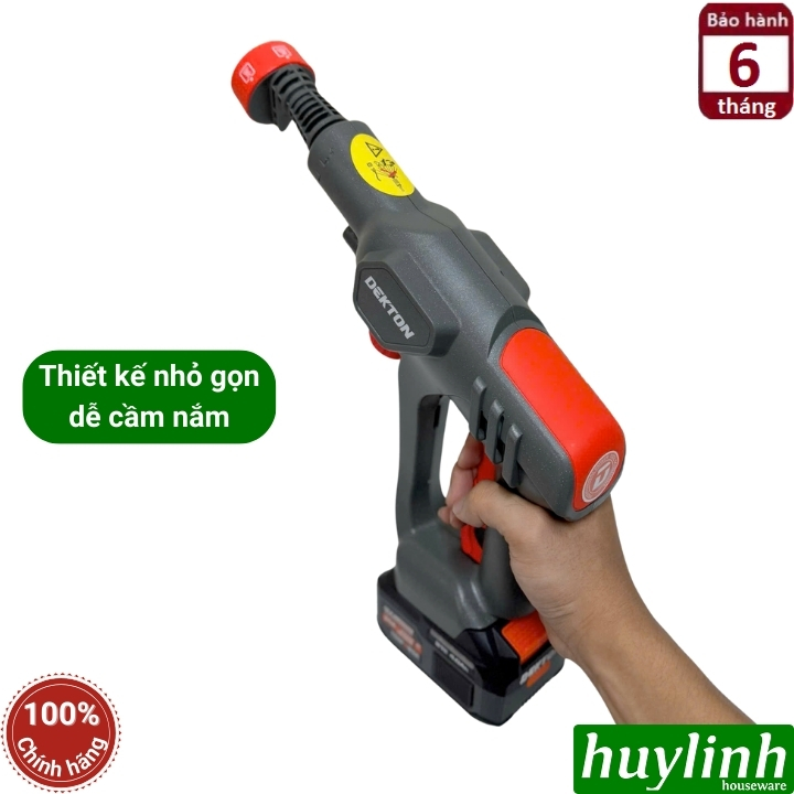 Máy xịt rửa xe dùng pin Dekton M21-SRX775 PRO (SRX775X PRO) 4