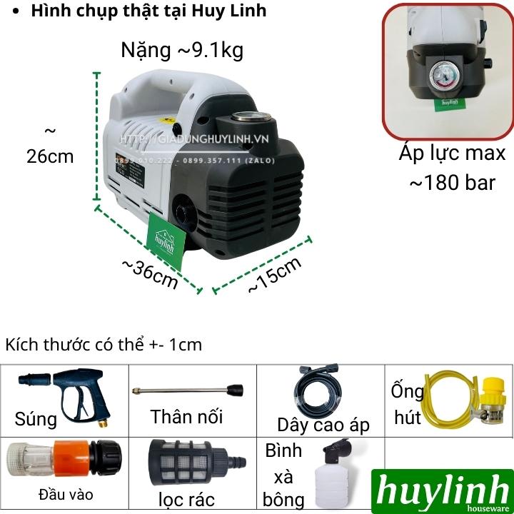 Máy xịt rửa xe Ergen EN-6700 Eco - 2600W - 120 bar - Motor cảm ứng từ lõi đồng 2