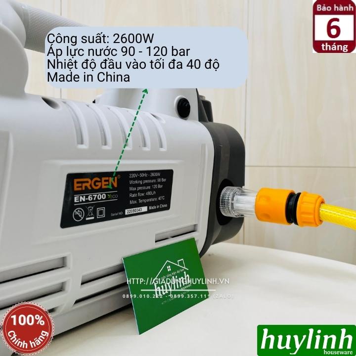 Máy xịt rửa xe Ergen EN-6700 Eco - 2600W - 120 bar - Motor cảm ứng từ lõi đồng 7