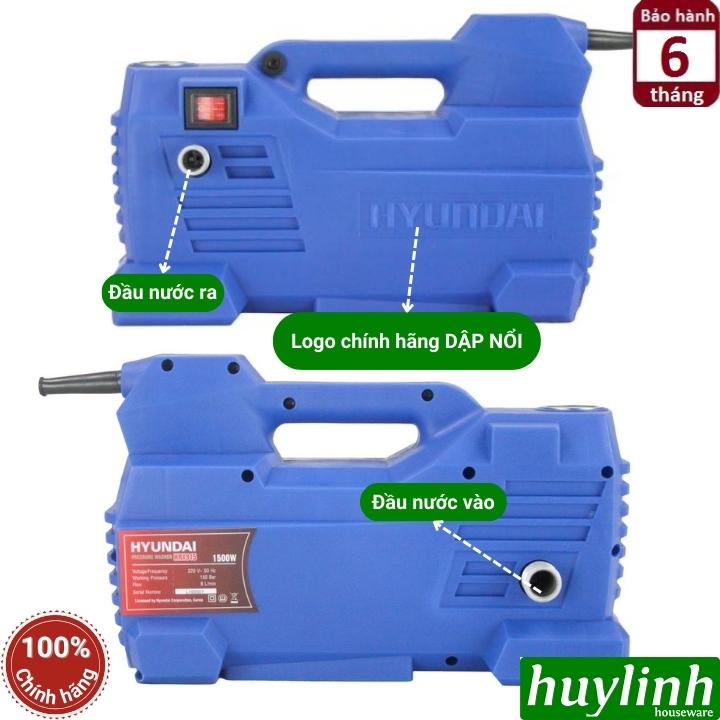 Máy xịt rửa xe Hyundai HRX915 - 1500W - 120 bar- tặng 1 bình phun xà bông 5