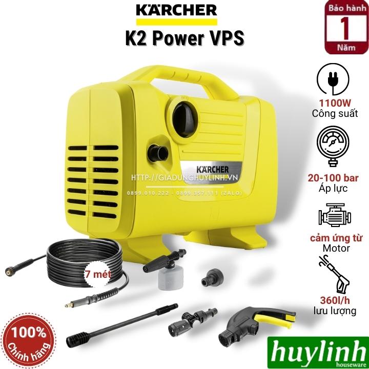 Máy xịt rửa xe Karcher K2 Power VPS - Hàng chính hãng