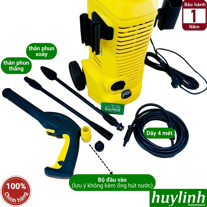 Máy xịt rửa xe cao áp Karcher K2 Premium - Sản xuất tại Việt Nam - Hàng chính hãng 2