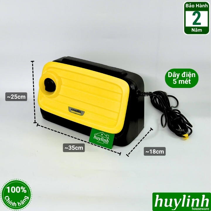 Máy xịt rửa xe cao áp Karcher K2 Winner - 1400W - Sản xuất tại Việt Nam 2