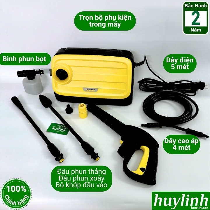 Máy xịt rửa xe cao áp Karcher K2 Winner - 1400W - Sản xuất tại Việt Nam 3