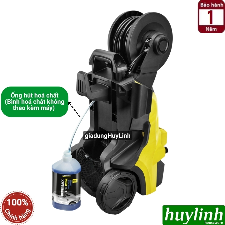 Máy phun xịt rửa xe Karcher K3 Deluxe Premium - 1600W - Motor cảm ứng từ 7
