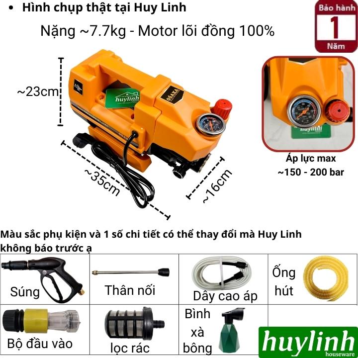 Máy xịt rửa xe chỉnh áp Osaka RS2 - 2400W - Tặng béc rửa máy lạnh + thân nối dài 2