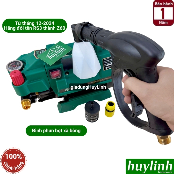 Máy xịt rửa xe Zukui Z60 (RS3 đổi tên) 6