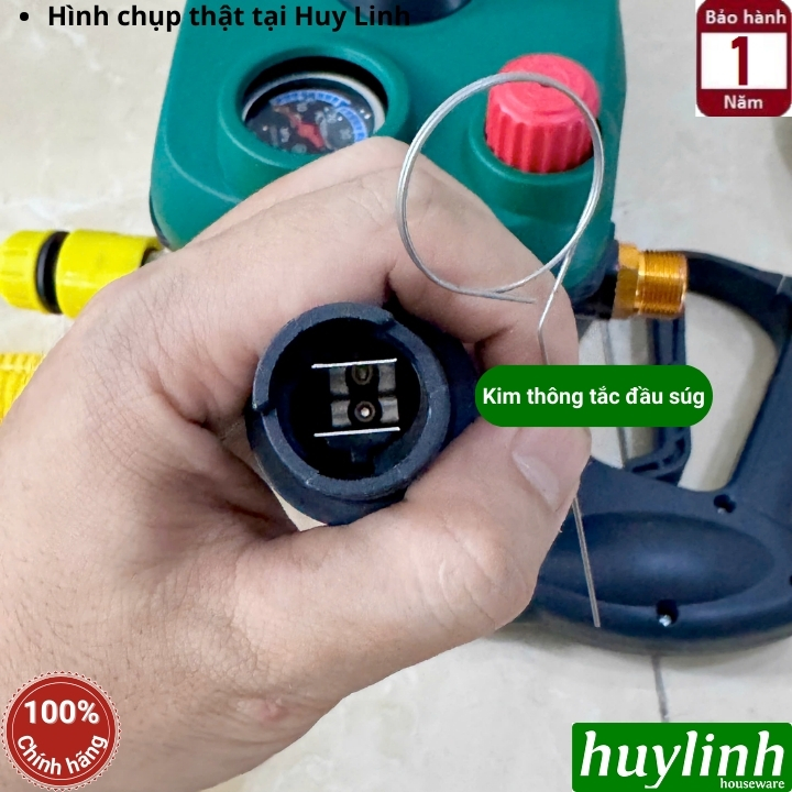 Máy xịt rửa xe chỉnh áp Zukui Z80 (Tên cũ S7) - 2800W - Tặng kèm béc rửa máy lạnh, điều hòa 9