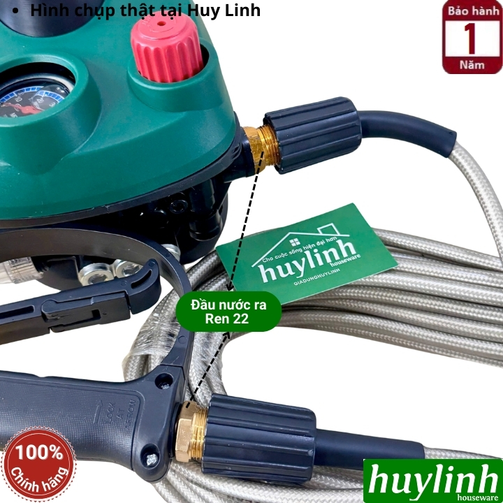 Máy xịt rửa xe chỉnh áp Zukui Z80 (Tên cũ S7) - 2800W - Tặng kèm béc rửa máy lạnh, điều hòa 6