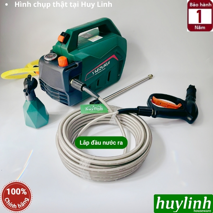 Máy xịt rửa xe chỉnh áp Zukui Z90 (S8 đổi tên) - 3000W - Motor cảm ứng từ 4