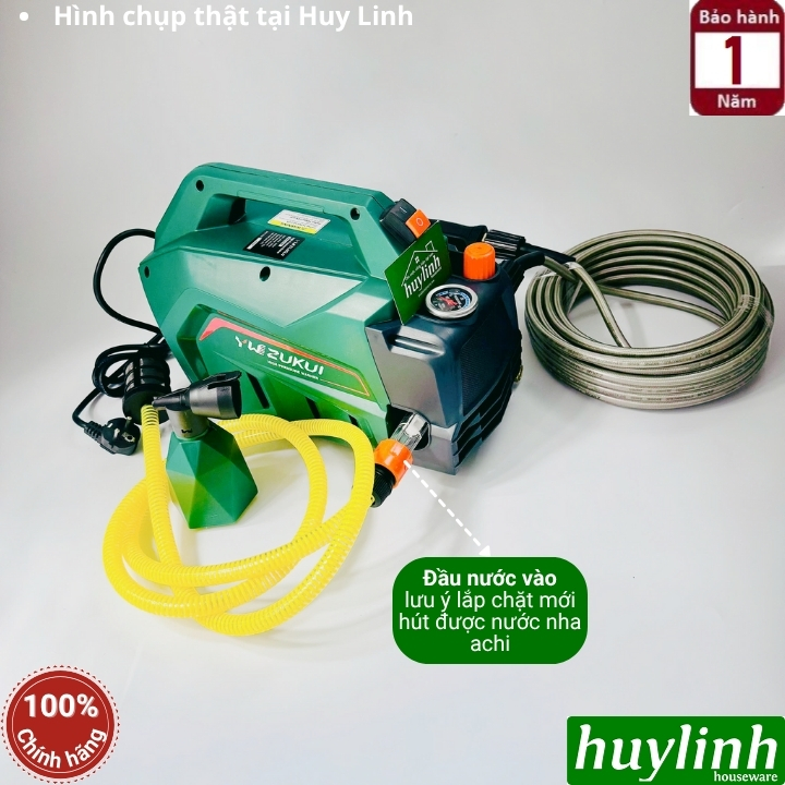 Máy xịt rửa xe chỉnh áp Zukui Z90 (S8 đổi tên) - 3000W - Motor cảm ứng từ 5