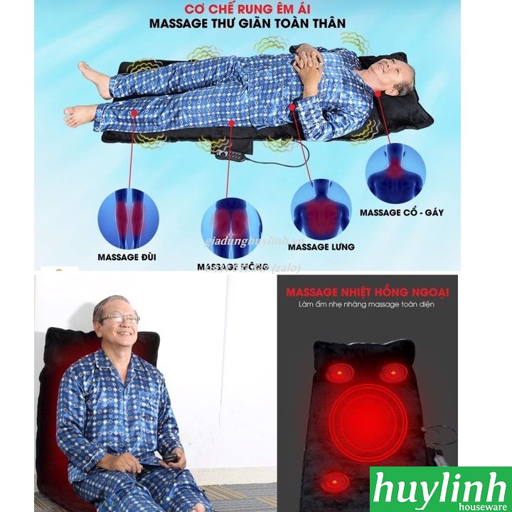 Nệm massage toàn thân Bella 4