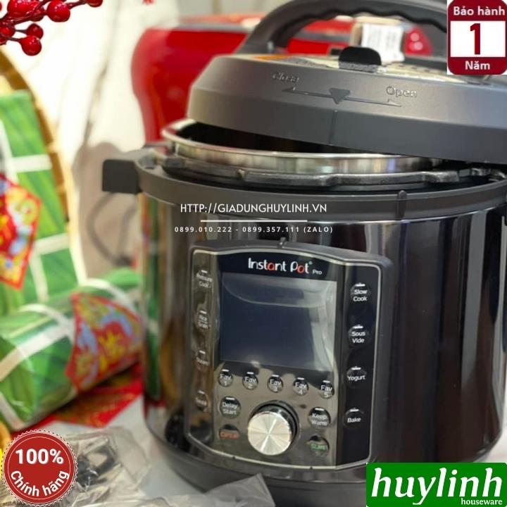 Nồi áp suất điện tử 10 trong 1 Instant POT PRO - 10-in-1 - 5.7 lít - 28 chức năng 7