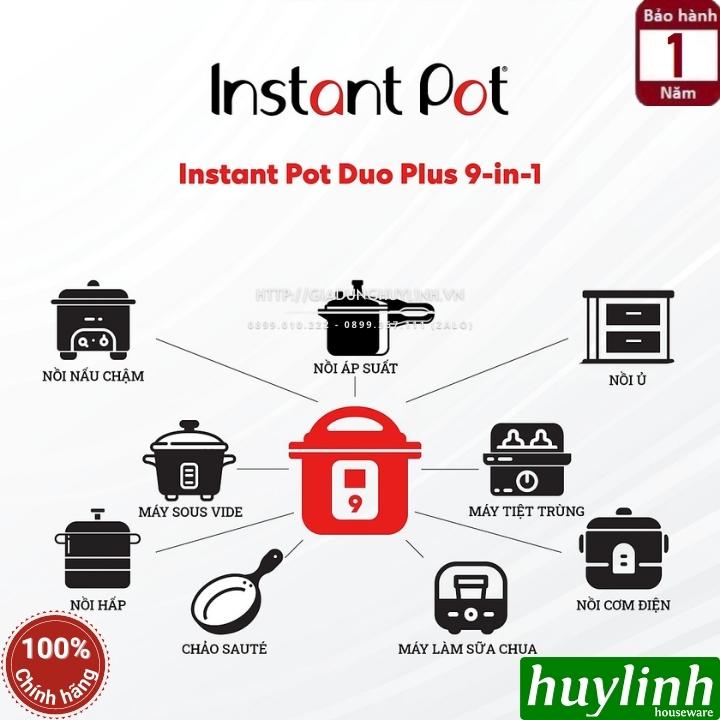 Nồi áp suất điện tử 9 trong 1 Instant POT Duo Plus 60 - 9-in-1 - 5.7 lít - 14 chức năng 2