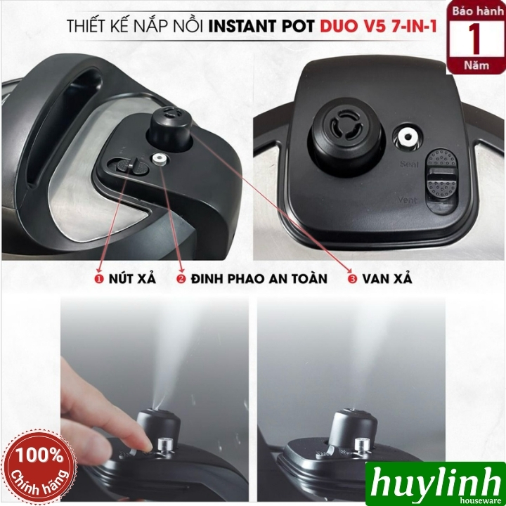 Nồi áp suất điện tử Instant POT Duo v5 7-in-1 3\