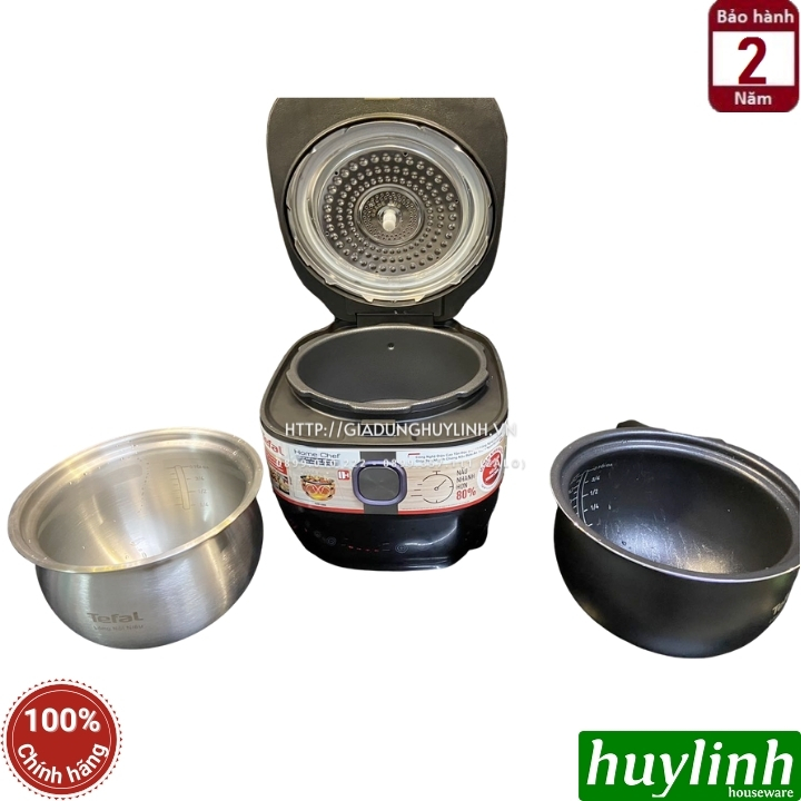 Nồi áp suất điện tử Tefal Smart Pro IH Multicooker CY638868 -  2 lòng nồi 5 lít - 1300W 2
