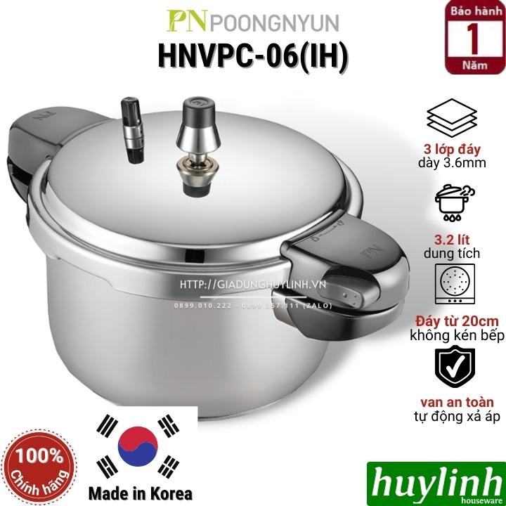 Nồi áp suất Inox đáy từ PoongNyun HNVPC-06(IH) - 3.2 lít