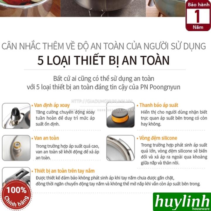 Nồi áp suất Inox đáy từ Hàn Quốc PoongNyun VTSPC-10 - 5.5 lít - Vertu S 3