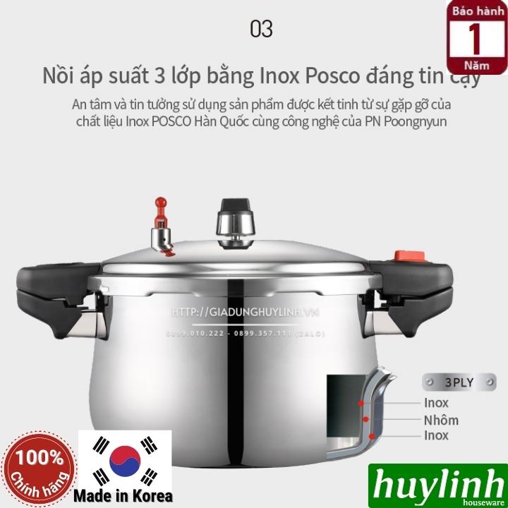 Nồi áp suất Inox Hàn Quốc PoongNyun PHSPC-25 - 13 lít 4