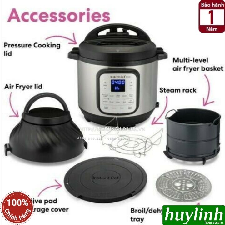 Nồi áp suất điện Instant POT Duo Crisp AF 8 11-in-1 3