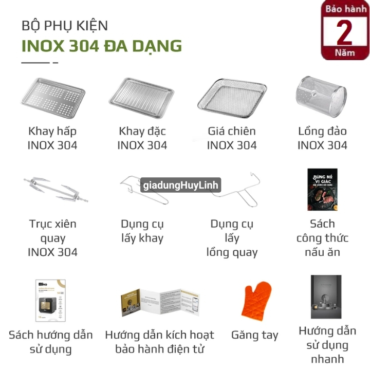 Nồi chiên hấp hơi nước Olivo SF16 PRO “Max” 2