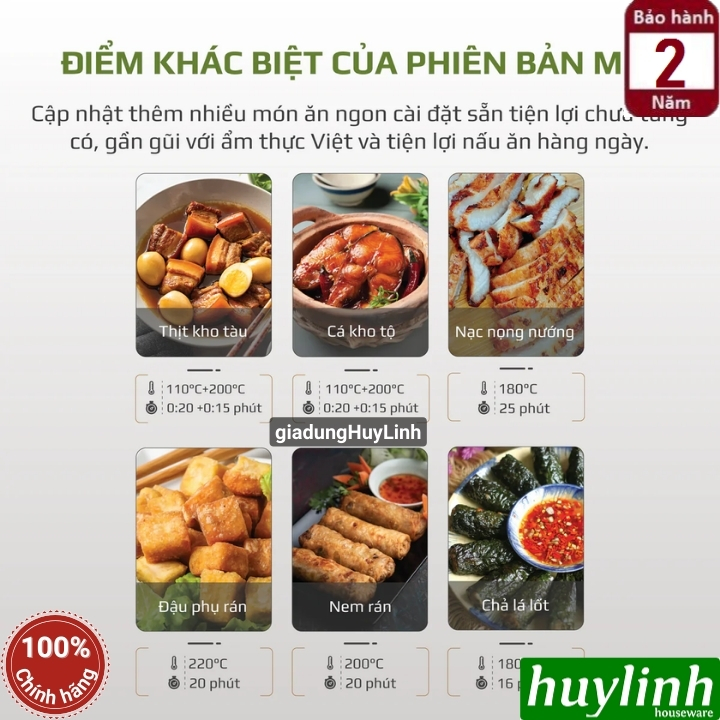 Nồi chiên hấp hơi nước Olivo SF16 PRO “Max” 3