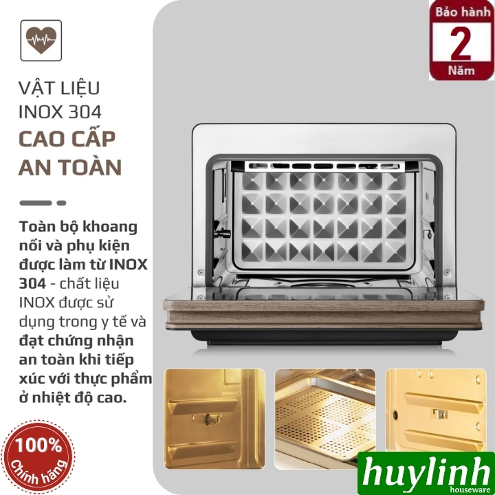 Nồi chiên hấp OLIVO SF20 SteamFry Xtra 8