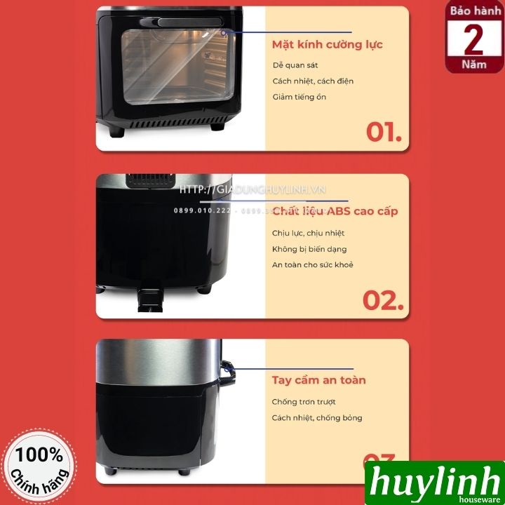 Nồi chiên không dầu điện tử Magic ECO M13 - 13 lít 6