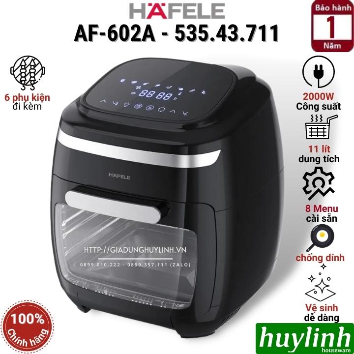 Nồi chiên không dầu điện tử Hafele AF-602A - 535.43.711 - 11 lít