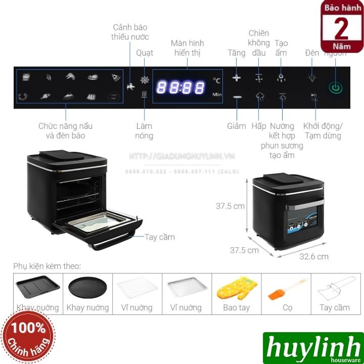 Nồi chiên không dầu hấp hơi nước Kalite Steam X - 15 lít 2