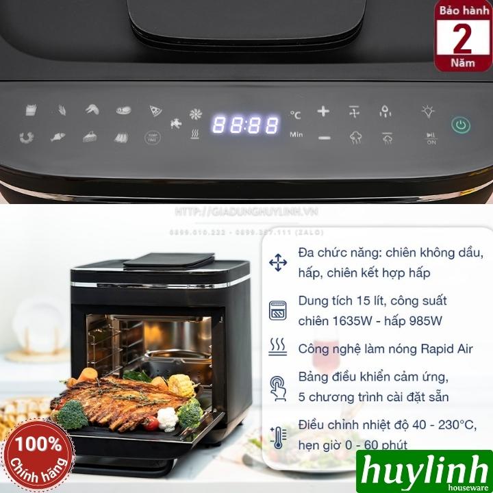 Nồi chiên không dầu hấp hơi nước Kalite Steam X - 15 lít 6