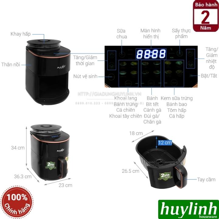 Nồi chiên - hấp hơi nước Magic ECO S05 - 5 lít 2