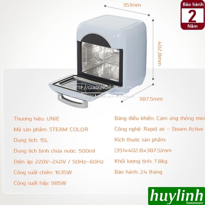 Nồi chiên hấp hơi nước Unie Steam Color 3