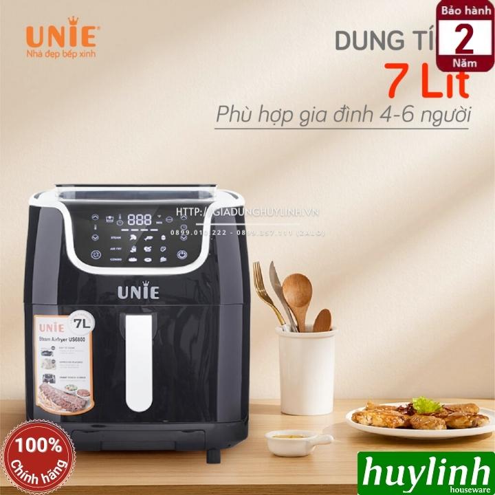 Nồi chiên không dầu hấp hơi nước Unie Steam US-6800 - 7 lít - 9 chức năng 3