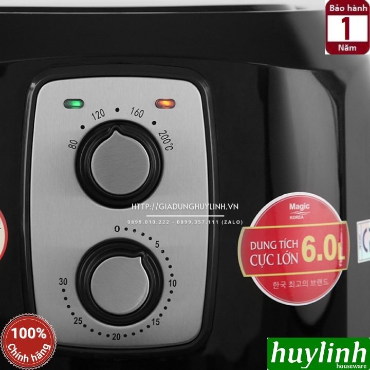 Nồi chiên không dầu Magic A83 - 6 lít - 1800W 3