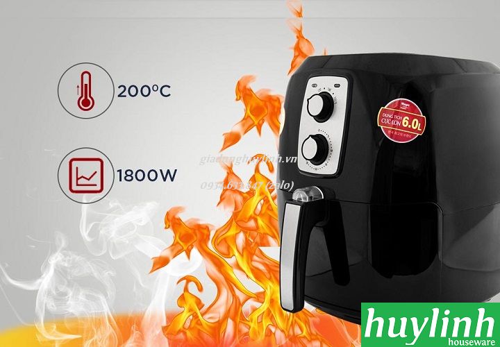 Nồi chiên không dầu Magic A83 - 6 lít - 1800W - giadunghuylinh.vn 5