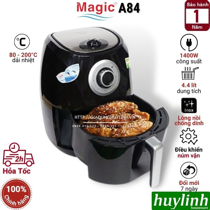 Nồi chiên không dầu Magic Korea A84 - 4.4 lít