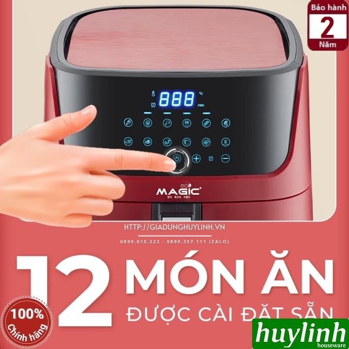 Nồi chiên không dầu điện tử Magic ECO AC-123 - 7 lít - 1800W - 12 Menu 3