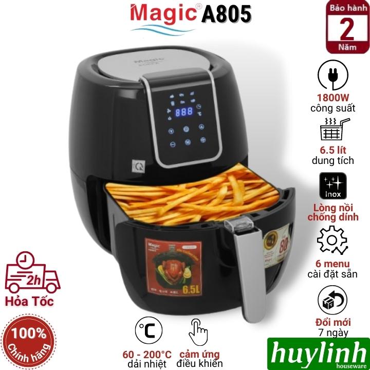 Nồi chiên không dầu điện tử Magic Korea A805 - 6.5 lít
