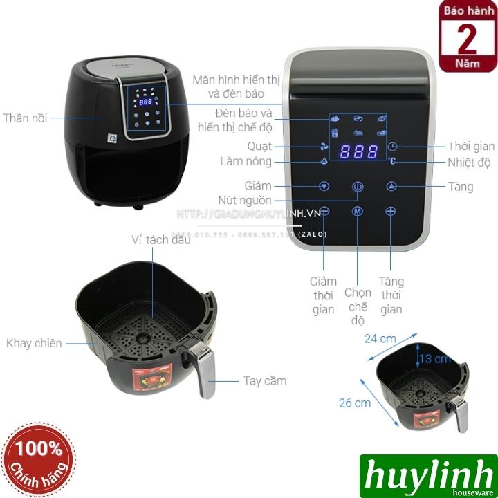Nồi chiên không dầu điện tử Magic Korea A805 - 6.5 lít 2