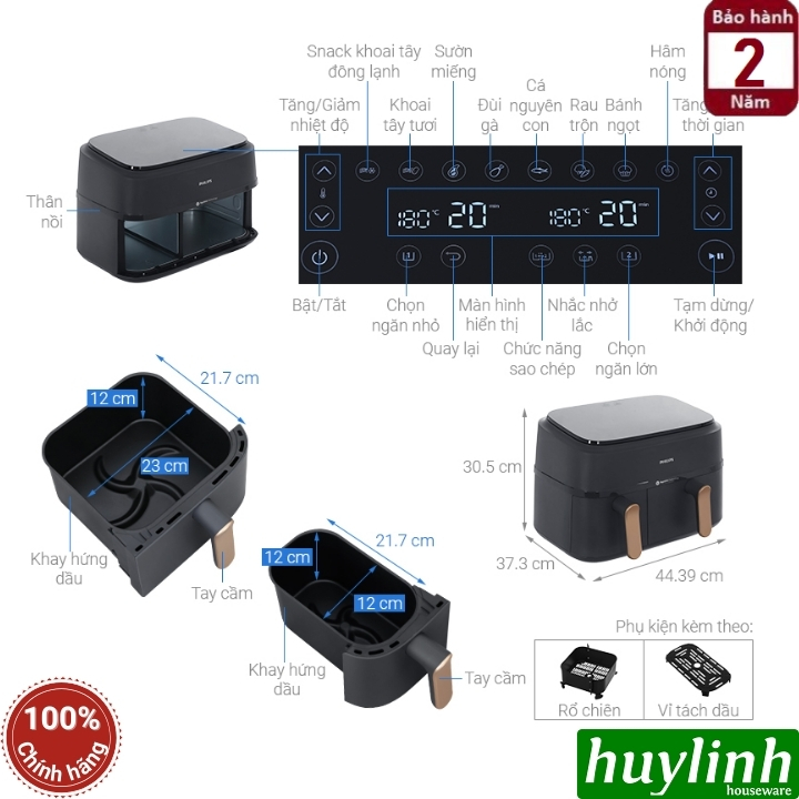 Nồi chiên không dầu Philips NA352/00 2