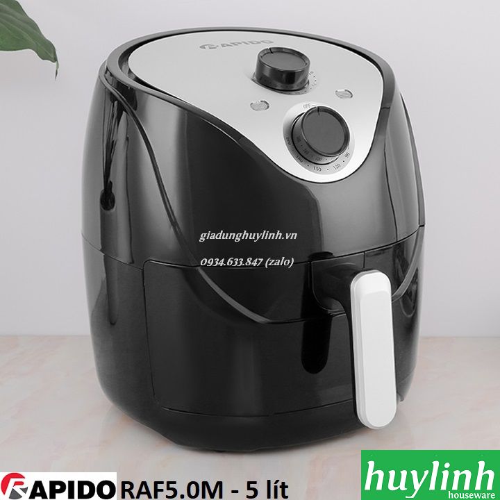 Nồi chiên không dầu Rapido RAF5.0M - 5 lít - 1500W