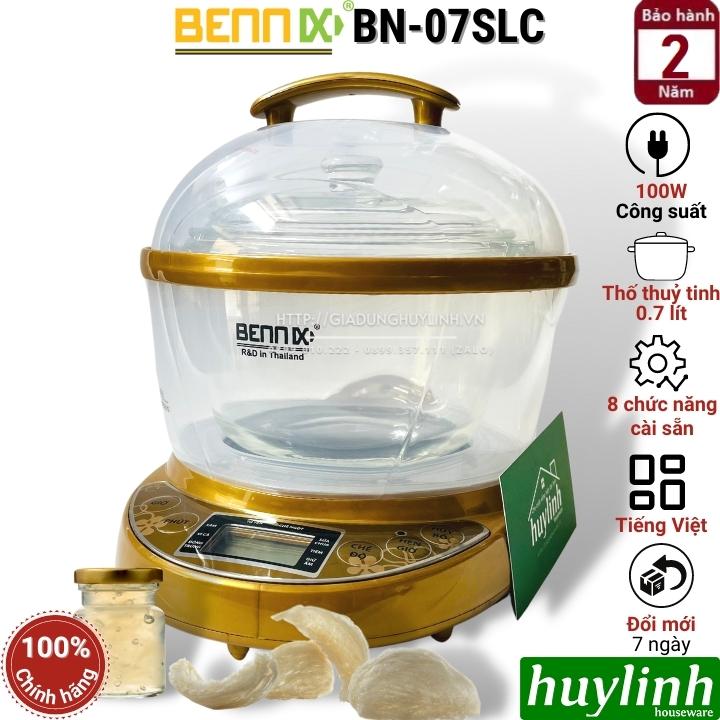 Nồi chưng yến, nấu cháo chậm thố thuỷ tinh Bennix BN-07SLC - 0.7 lít 2